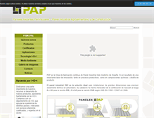 Tablet Screenshot of panelespap.com